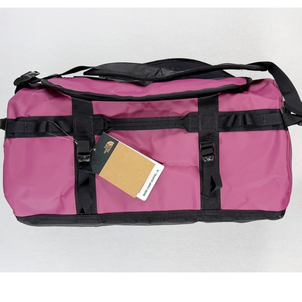 The North Face Base Camp Duffel Size S / 50L Cyber Berry Pink NF0A52ST6A3 - NEW - Picture 4 of 10